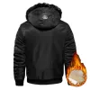 Männer Winter Mit Kapuze Daunenjacken Fleece Parkas Warme Mäntel Neue Männliche Outwear Lässige Wintermäntel Gute Qualität Männer Slim Fit Jacken 4 N3wD #