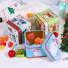 Opslagflessen 5 Stuks Kerst Blik Bonbondoos Vierkante Gift Suger Jar Cookie Containers Bakkerij Dozen Voor Festival