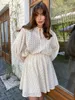 Work Dresses Clacive Elegant Apricot Womens Sets Casual Loose Office Lady Mini Skirt Set Fashion Long Sleeve Shirt Two Piece Women Dro Otd8Q