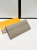 NIEUW Mode klassiek merk Dames Luxe Designer Koeienhuid Opvouwbare Portemonnee Luxe Clutch Bag Interieur Slotvak Damespasvak Reisportemonnee Portemonnee