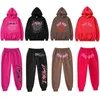 24 Designer Hoodie der Thug 5 Trapstar Men Women Sweat à sweat de haute qualité Print Spider Web Graphic Pinkshirts Y2K Pullovers S-2XL