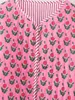 Nya kvinnor FI O Neck Floral Print Caster Cott Quilted Jacka Female Chic LG Sleeve Butts Split Coat Tops CT5651 Z88M#