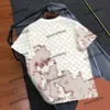 Xinxinbuy Men Designer Tee Tシャツ2024イタリア火災クラウドレター印刷短袖コットン女性グレーブラックアプリコットS-2xl