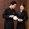 Hot Pot Restaurant Ober Werkkleding Vrouwen Catering Lg-Mouwen Hotel Chinese Restaurant Uniform Restaurant Kleding Herfst En e75j #