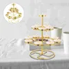 Candle Holders Butter Lamp Holder Decorative Base Metal Candlestick Taper Light Stand Tapered Alloy Bathroom Decorations