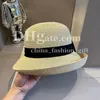 Danies Bucket Hat Designer słomy kapelusz elegancki kapelusz na bow