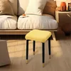 Pokrywa krzesełka kwadratowa okładka stołka miękka elastyczna stołek barowy solidny wystrój domu wielokrotnego użytku