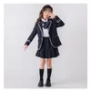 elementary School England Style Fi School Uniform Children Kindergarten Spring Autumn Uniform Stage Performance Clothing 87Gc#