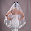 Yueji Courte en dentelle Bridal Veil Edge Veil blanc Ivoire unique Single Laye Sequin Bridal Veil avec peigne Mariage ACCORY BRIDAL 047 J9PG #
