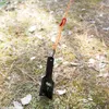 Multi functional lightweight garden shovel outdoor camping emergency aluminum alloy tool bottle opener small scale