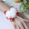 wedding Wrist Corsage Bracelet Frs Wedding Bracelet Bridesmaid Sisters Hand Frs Ribb Roses Artificial Wedding Planner b9R0#