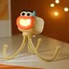 New Night Mini tavolo regolabile Lampada da lettura portatile Facile da fissare Tentacoli di polpo Lampada da tavolo divertente da pezzi