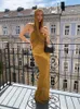 Casual Kleider GACVGA 2024 Sommer Mit Kapuze Backless Maxi Kleid Elegante Robe Frauen Abend Party Outfits Sexy Kreuz Halter Lange Vestidos