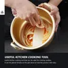 Çift Kazanlar Anında Erişte Pot Ramen Erişte Pişirme Aracı Taş Çorbası Alüminyum Hızlı Sos Tavası