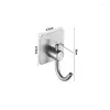 Hooks Adhesive Home Accessories Crochet Key Holder Bathroom Door Hanger Available In Multiple Stainless Steel Towels Hook