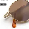 Óculos de sol novo gótico steampunk polarizado óculos de sol marca designer vintage redondo óculos de sol uv400 para homens mulheres l240322