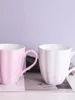 Tasses à glaçure colorée, grande capacité, tasse d'eau en céramique blanche pure, cadeau pour Restaurant, tasse créative en porcelaine de citrouille