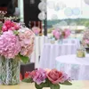 Dekorativa blommor Simulerade blommorhållare Farmhouse Layout Props Garland Ornaments Artificial Rose Rings Wedding Present Floral Wreath Silk