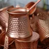 350 ml de capa turca de cobre resistência a calor Brewing Chocolate Milka Moka Pot para cozinha em casa Coffeeware Teaware 240318