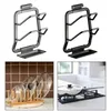 Kitchen Storage Lid Holder Pot And Pan Organizer Rack Wall Mount For Pu