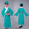 Starożytne, tradycyjne chińskie kostiumy tańca dla chłopców dziewczęta klasyczna hanfu szaty folk naukowy Costume Performance Scena Dr 42J8#
