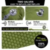 Mat Outdoor Sleeping Pad acampando colchão inflável com travesseiros Tapete de viagem Tape