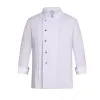 Restaurante Hotel Cozinha Café Pastelaria Uniforme Padeiro Trabalhando Padaria Branca Cozinheiro Garçom Camisa Chef Casaco Jaqueta Roupas 28qU #