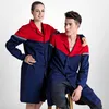 Autunno e inverno Abito a maniche lunghe per uomo e donna Cucitura Cappotto per fabbrica di cibo Lg Robes Workshop Abbigliamento da lavoro Abbigliamento uniforme W7Ki #