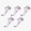 Men's Socks 5 Pairs Mens Boat Cotton No Show Coton Ankle Pack Invisible Thin Breathable Sock For Men Plus Size 39-45