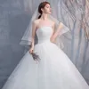 Robe De Mariée Nouveau Mariage Dres Strapl Appliques Perles Dentelle Fi En Gros Pas Cher Simple Mariée Dr Robes De Novia O8UW #