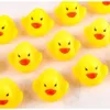 Bath Duck Party Water Favor Fashion Toy Baby Small Ducktoy Mini Yellow Rubber Ducks Children Swimming Beach Gifts toy s