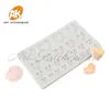 Baking Moulds Valentine's Day Love Heart Shape Diy Chocolate Mould Fondant Cake Silicone Mold Kitchen Decorating Tools Bakeware