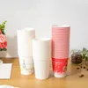 Disposable Cups Straws 50 Pcs Christmas Cup Flatware Party Dinnerware Beverage Drink Tableware Festival Paper Coated Drinking Office