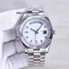 Luxusuhr RLX Clean, mechanisch, 41 mm, automatische Freizeituhr, Business-Armbanduhr, hochwertiges Edelstahlarmband, wasserdicht, Kalender-Armbanduhren