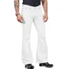 Модные мужские повседневные однотонные карманные брюки Брюки-клеш Брюки Rave Men Stretch 240326