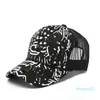 Casquettes de Baseball Casquette de Baseball en Maille Unisexe imprimé Pentagramme Chapeaux de Sport Respirants d'été pour Hommes Femmes Chapeaux incurvés Snapback Casquettes Hip Hop Chapeau de Papa