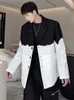 Luzhen moda cor contraste emenda design blazer outerwear masculino high street original nicho elegante jaqueta terno lz1607 240321