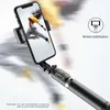 Selfie Monopods Roreta 2024 NEW Gimbal Stabilizer Selfie Stick Foldable Wireless Tripod with Bluetooth Shutter Monopod for IOS Android 24329