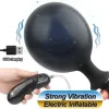 Massageadores Sex Toy Massageador Super Poderoso Vibração Inflável Grande Butt Plug Vibrador Anal Ânus Vagina Dilatador Próstata Carregamento Usb