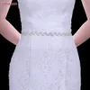 Topqueen S198-S cinto de noiva Sier Rhineste deixa festa vestido de noite S feminino Dr Waisband acessórios de casamento x50o #