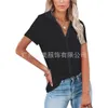Outono feminino 2024 nova camisa feminina manga longa lapela sólida camisa casual 1zpnu