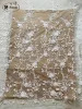 Ткань 3D стерео лазерный цветок бисерная сетка вышивка кружево свадебное платье ткань DIY аксессуары для платья RS2497