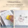 A5A4 Whitebook Notebook Dry Eras White Board Portable Planner podwójna notatnik studencka Draft Paper Pisanie biuro SU 240329