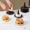 Baking Tools Easy To Use Set Of 6 Silicones Bagel Holder Oven And Microwave Friendly Stand Molds
