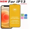 9D Full Cover Lime Tempered Glass Phone Screen Protector för iPhone 13 12 Mini Pro 11 XR XS Max 8 7 6 Samsung Galaxy S21 A32 A42 A8871085