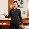 Donna Occidentale Ristorante Lg Manica Cameriere Uniforme Uomo Coffee Shop Cameriere Uniforme Hotel Cleaner Tuta Cucina Abbigliamento da lavoro 77sv #