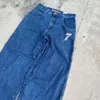 jnco Uomo Jeans Y2k Pantaloni cargo Denim Abbigliamento uomo Gamba larga Hip Hop Rock Ricamo Modello New Fi Retro Harajuku Vita alta y6sY #