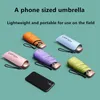 UV resistant mini sunshade umbrella Light Mini Umbrella 5 Folding Compact Pocket Umbrella for Travel