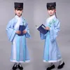 Starożytne, tradycyjne chińskie kostiumy tańca dla chłopców dziewczęta klasyczna hanfu szaty folk naukowy Costume Performance Scena Dr 42J8#