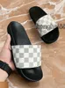 Designer Sandalen Dames Tartan Slippers Top Kwaliteit Vintage Plaid Outdoor Beach schoenen Zomer Fashion Luxe Flip-Flops Non-Slip Slides Rubber Soled Flat Shoes 36-45